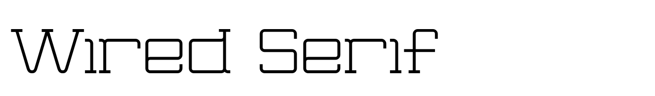 Wired Serif